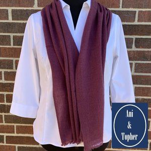 100% Cashmere Scarf NWT